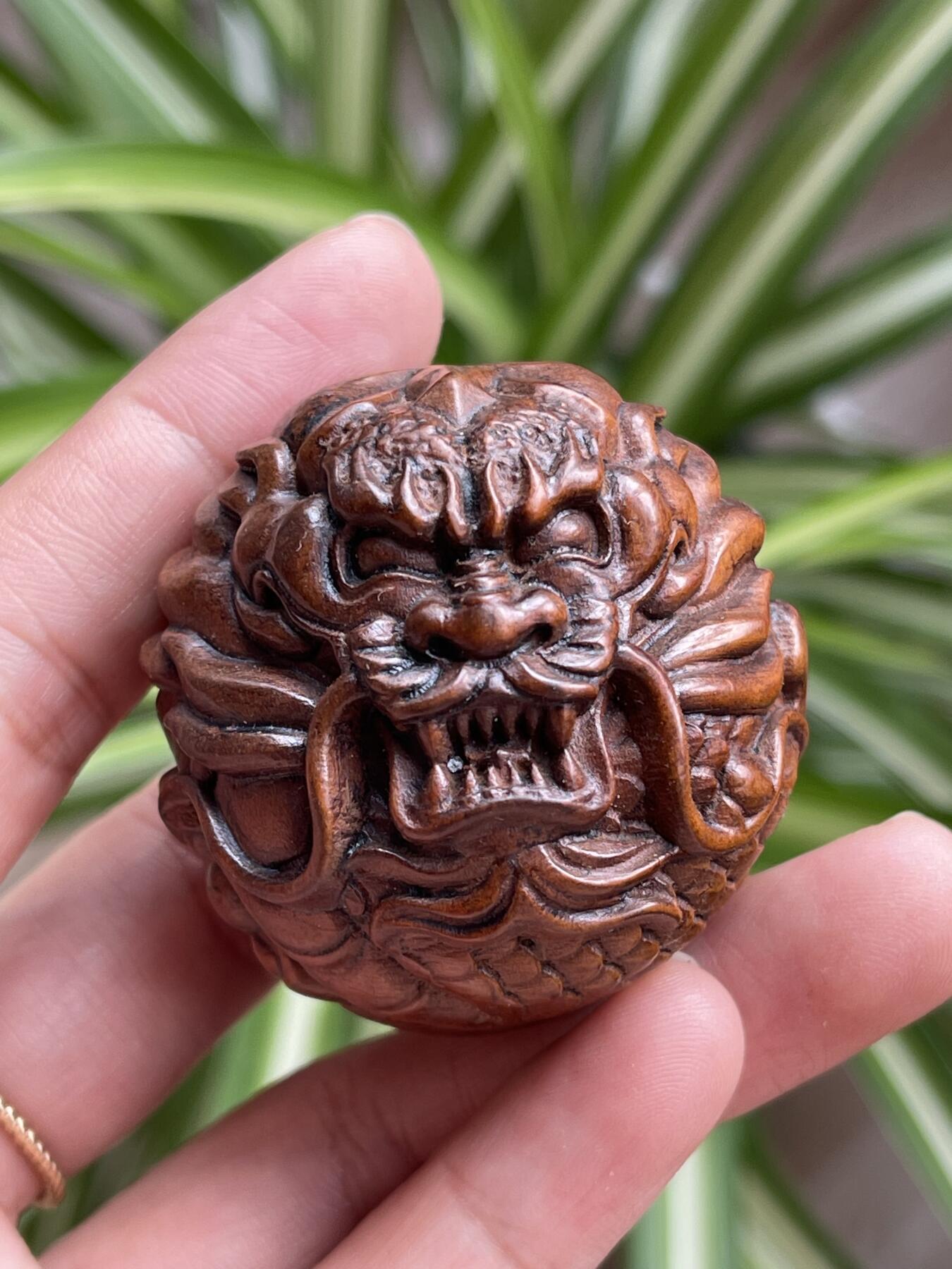 喵了个咪的第三期木器杂项小摆件拍卖 黄杨木手把件