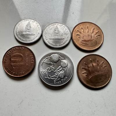 🌹外币初藏🌹🐯2026年第14场  每周二四六晚8️⃣点 接代拍 - 亚洲散币6枚