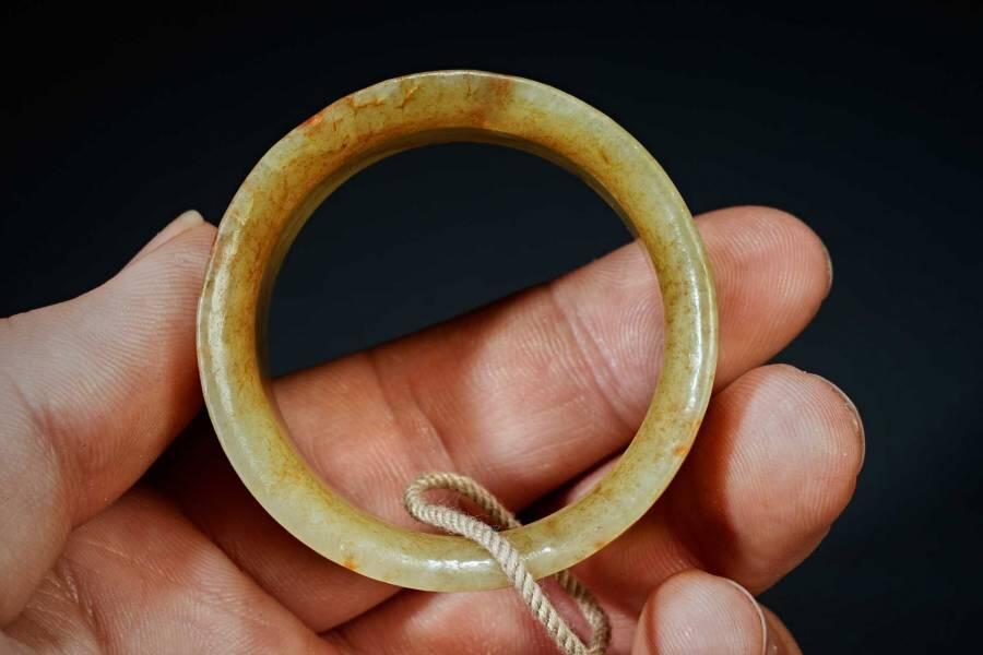 上海都达杂项专场十二（全场包邮】 和田古玉发箍