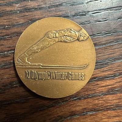 蒂克钱币-第58场 外国散币 奥运/博览会纪念章免佣限时拍 - 日本造币局制1972年 札幌冬奥会 铜章