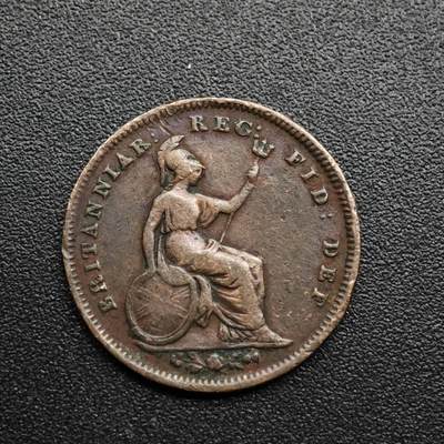 【淘币小摊】限时拍第八百五十七拍  老铜币场  满百包邮可预留两周  周一统一发货  - 英国1844年维多利亚1/3便士铜币