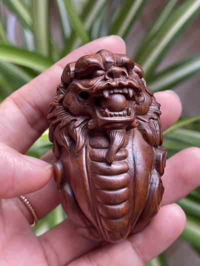 喵了个咪的第三期木器杂项小摆件拍卖 - 黄杨木貔貅