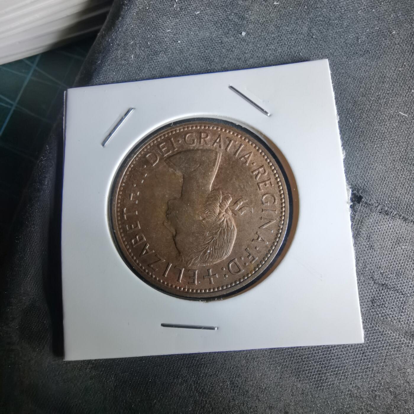 沼泽如烟--第980场 英国1961年1便士