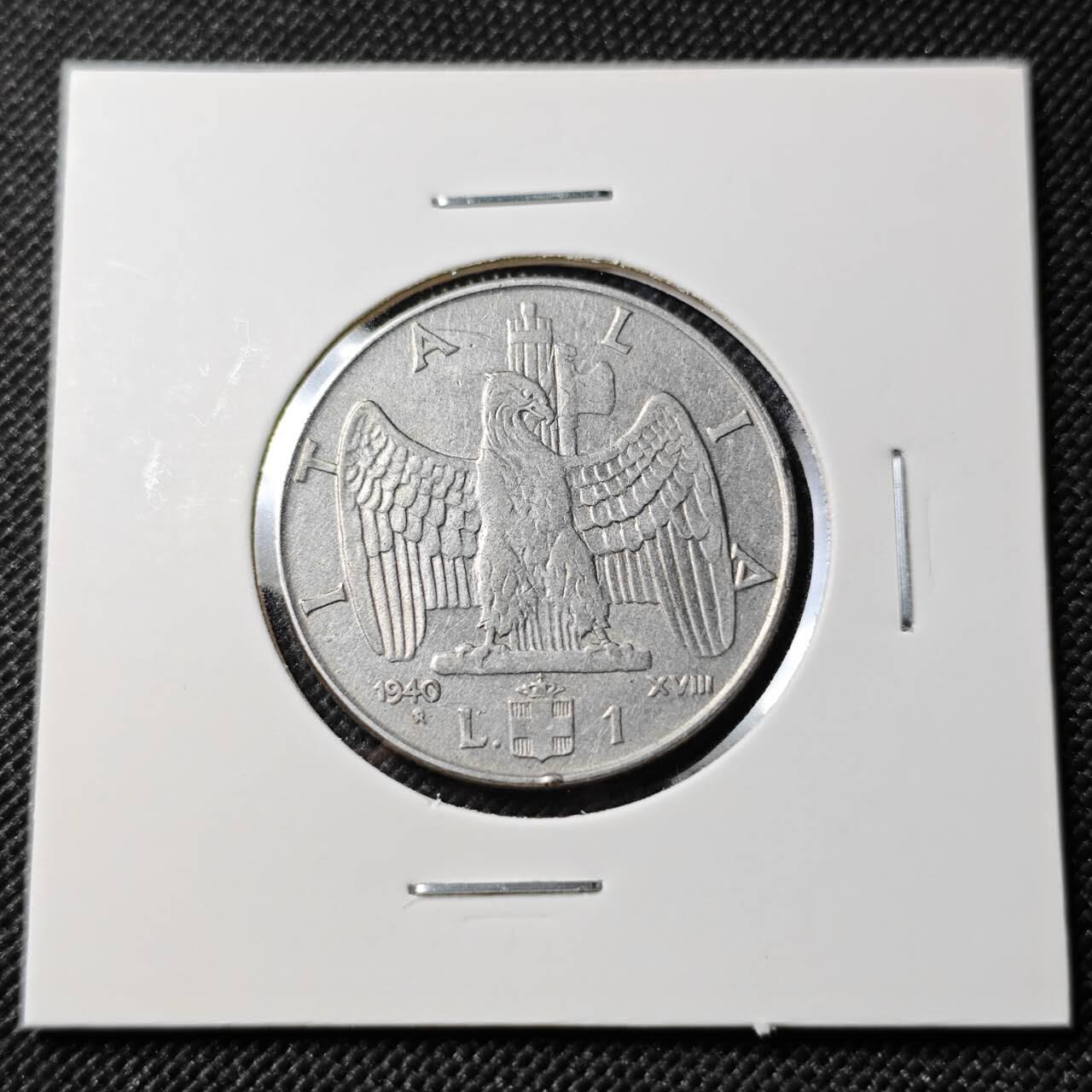 KK钱币收藏小铺  第390期  2月预留时间 周末发货  意大利1里拉