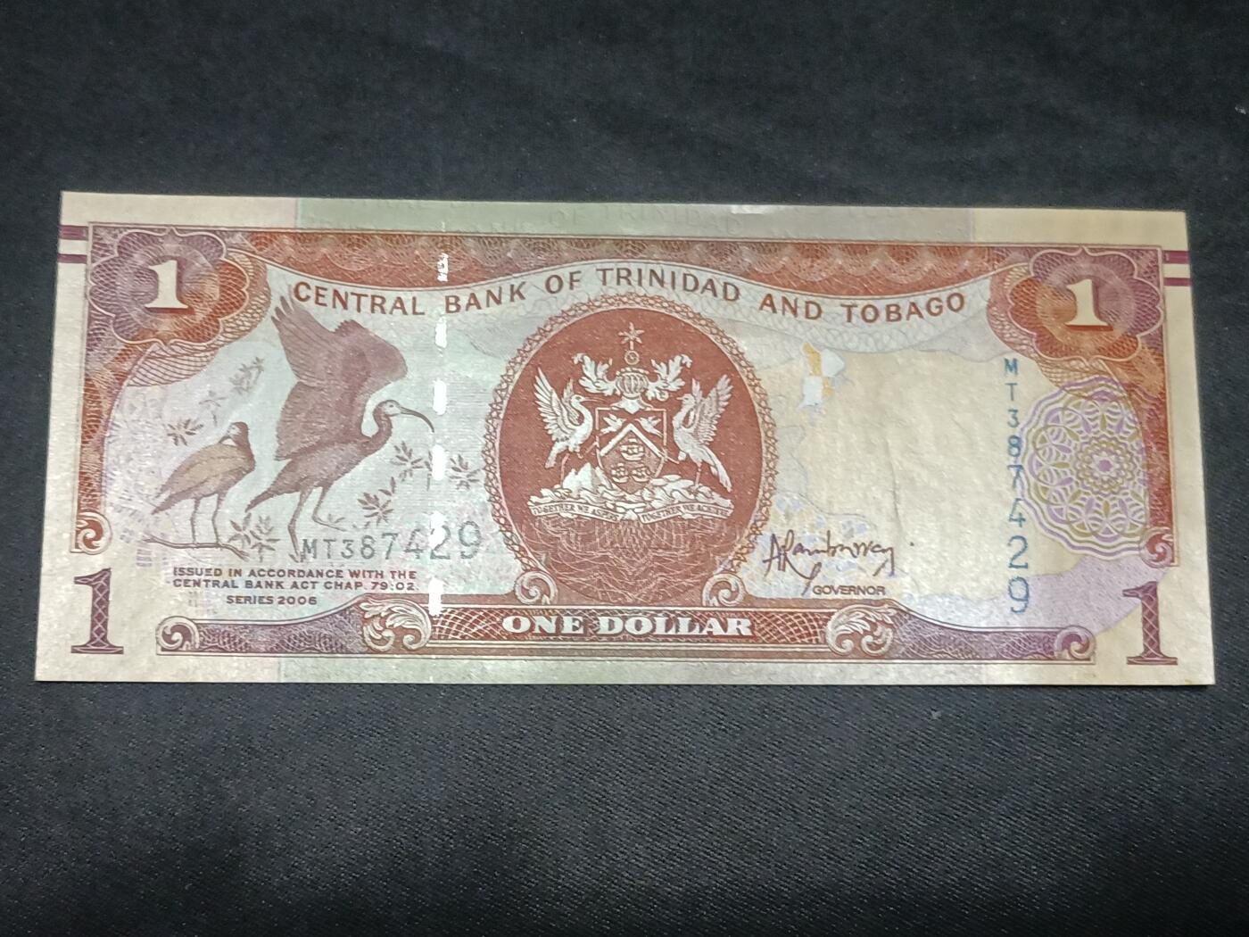 【游宝拍卖】乙巳蛇年第115期 蛇年收官场 特立尼达和多巴哥-1元【1979年 全新UNC】