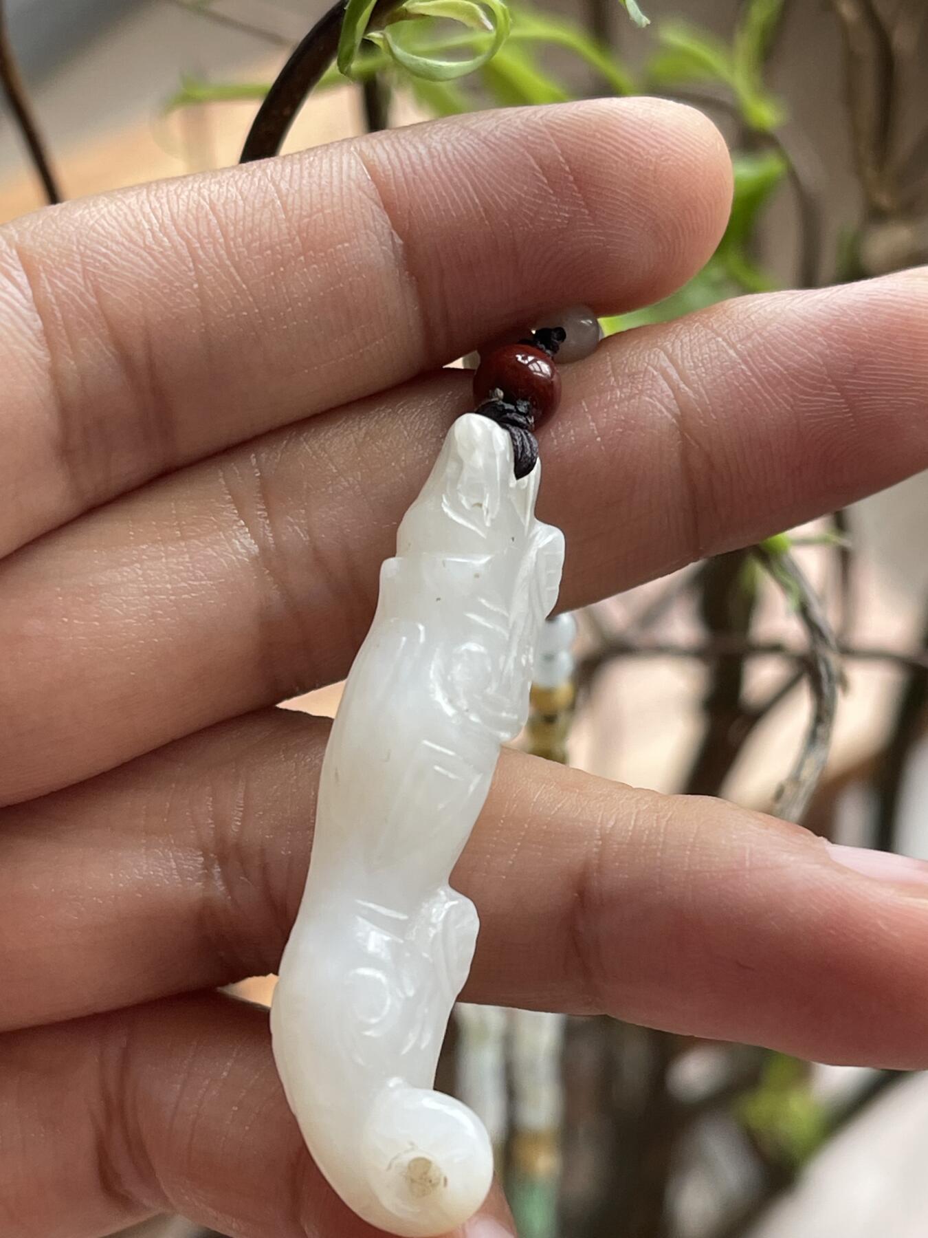 喵了个咪的第二期玉器杂项拍卖 和田玉螭龙