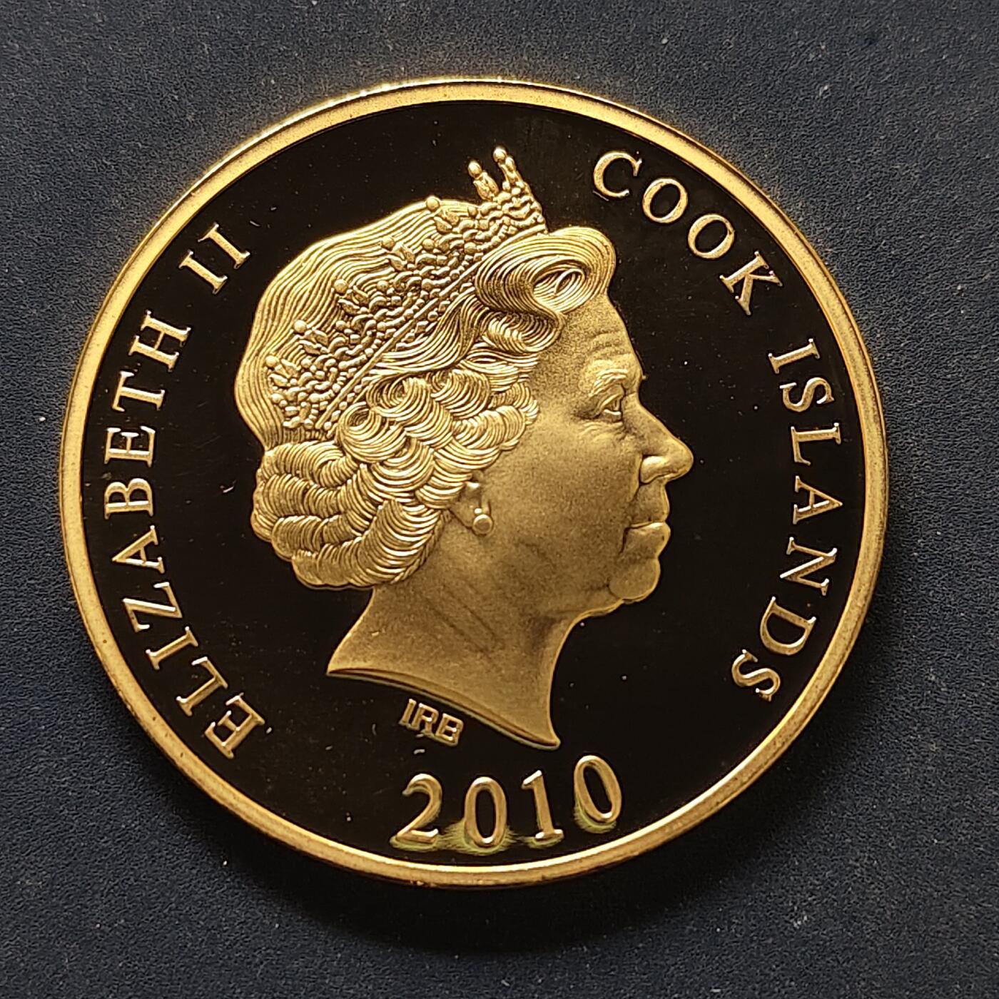 【全场包邮】纯粹捡漏拍498场-持续更新中 【少见】库克群岛2010年1元世界建筑系列德国贝尔维尤宫立体形精制镀金纪念币-量7500