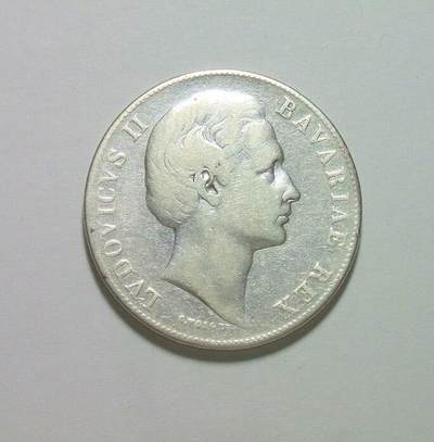 【银】德国巴伐利亚1869年 圣母抱婴1泰勒银币 好品  #外国银币 - 【银】德国巴伐利亚1869年 圣母抱婴1泰勒银币 好品  #外国银币