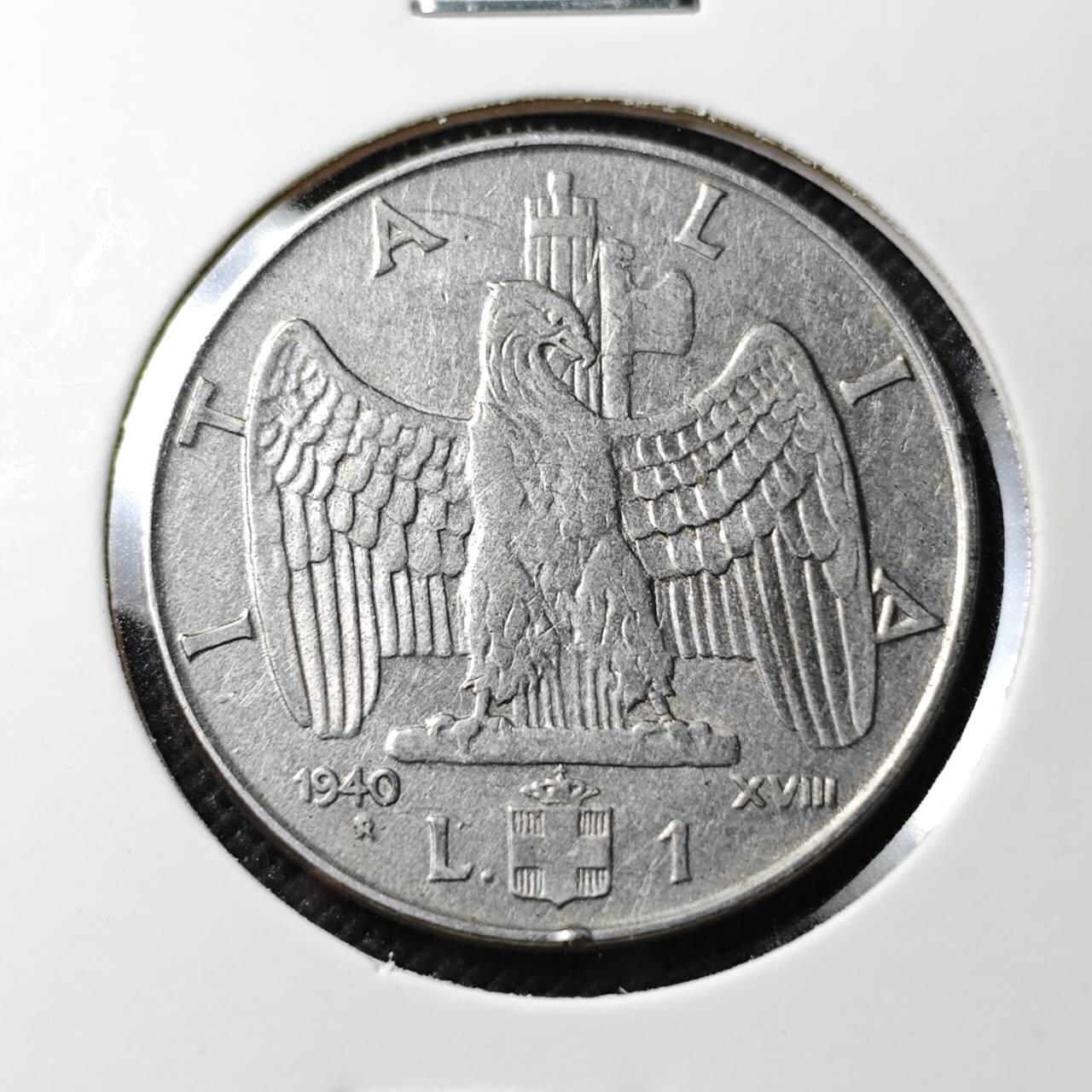 KK钱币收藏小铺  第390期  2月预留时间 周末发货  意大利1里拉