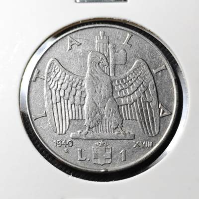 KK钱币收藏小铺  第390期  2月预留时间 周末发货 -  意大利1里拉