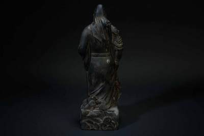 上海都达杂项专场90【全场包邮】  石雕关公摆件83-86