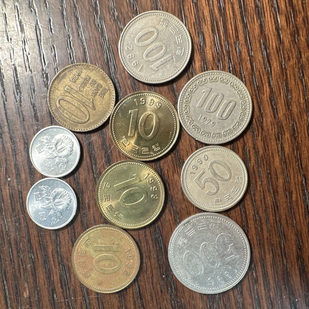 蒂克钱币-第58场 外国散币 奥运/博览会纪念章免佣限时拍 韩国 散币 10枚