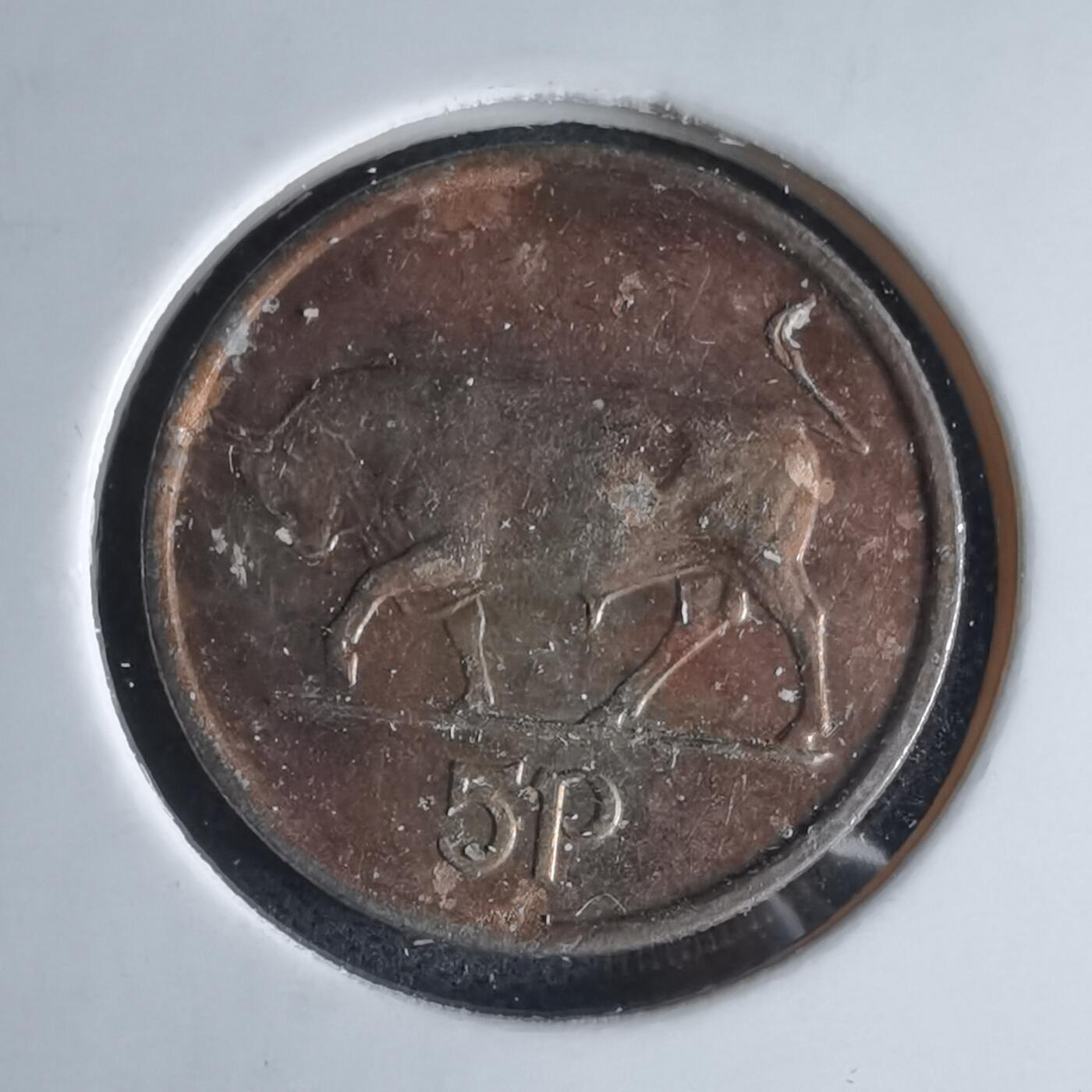 沼泽如烟--第980场 爱尔兰1993年5便士