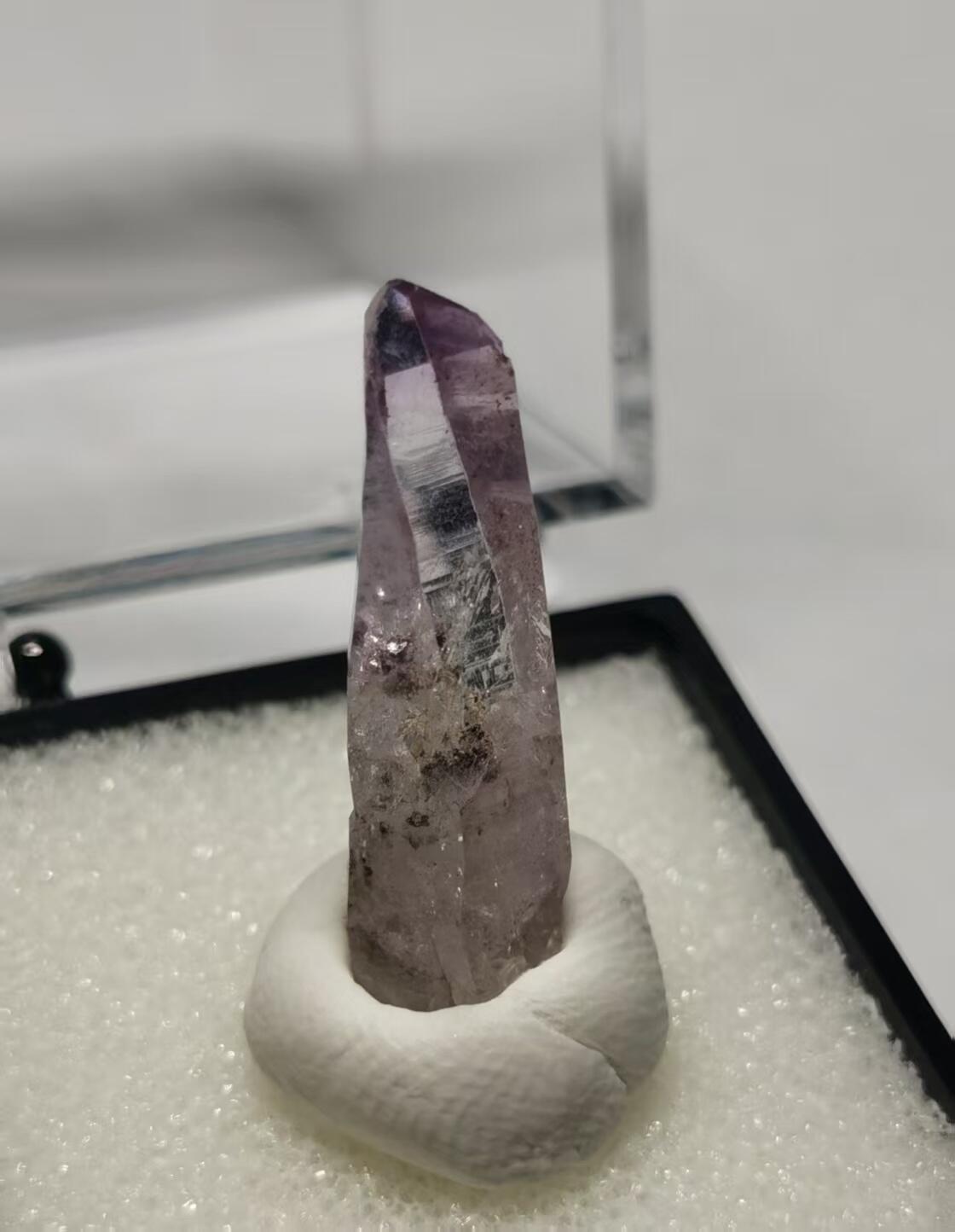 七河·世界币章矿标杂件每周小拍（总第36期）（周一结标） 藏家出品X674（3） 墨西哥克鲁兹水晶矿标 盒子矿 本件拍品由合作藏家负责邮寄