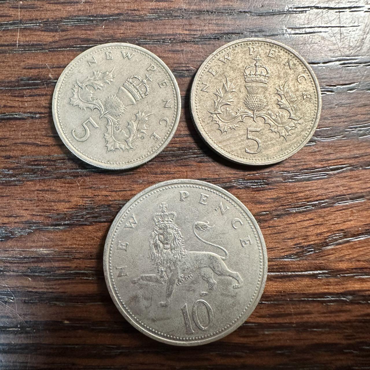 蒂克钱币-第58场 外国散币 奥运/博览会纪念章免佣限时拍 英国 便士散币三枚