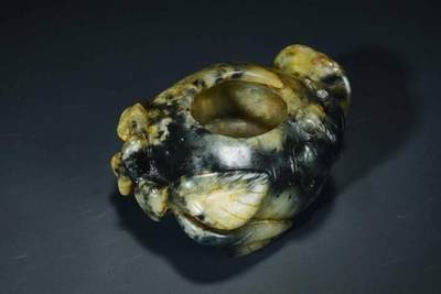 上海都达杂项专场十二（全场包邮】 - 老玉雕水盂83-75