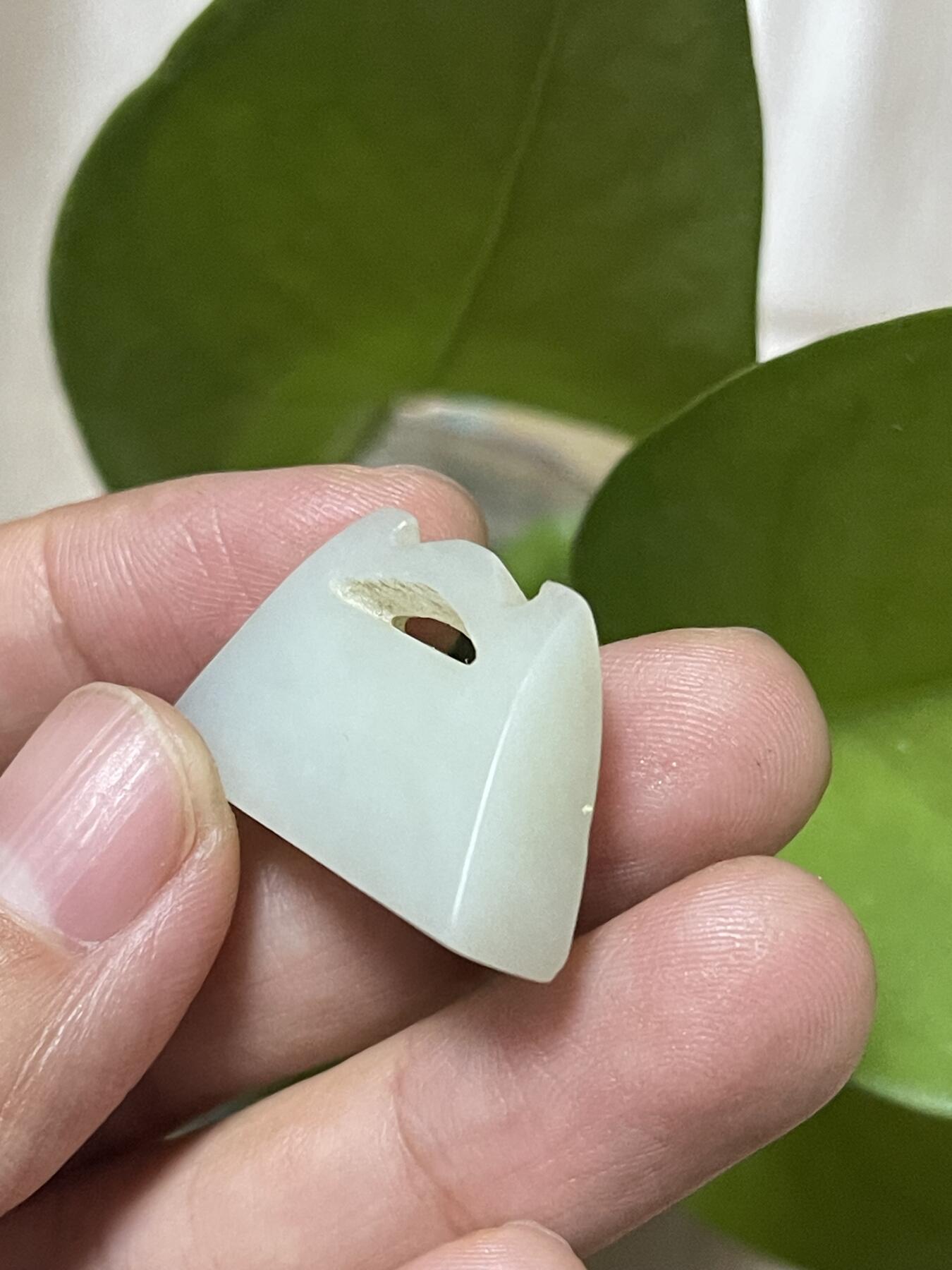 喵了个咪的第二期玉器杂项拍卖 和田玉平安锁