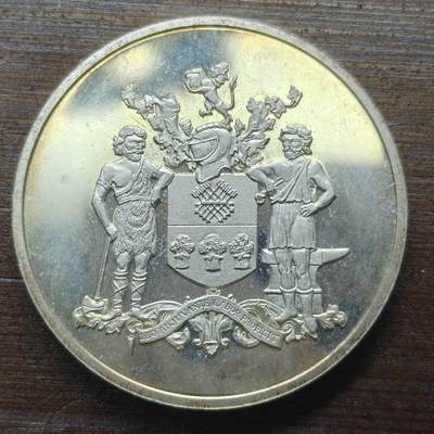 【春节前最后一拍，下一场3.3号】★第139加场★银币专场 不寄存，200包邮。不满200元，支付5元运费。《接受代拍 代送NGC评级》 - 2【无寄存】谢菲尔德冶炼厂纪念银章 25.4g