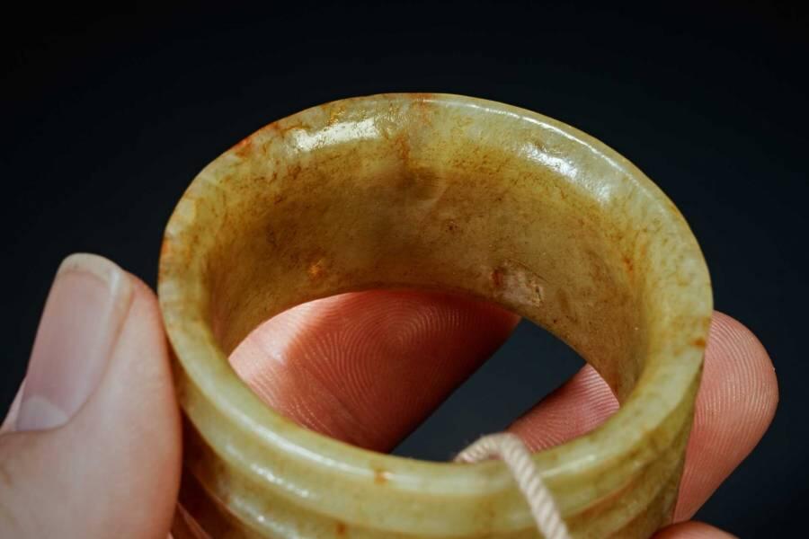 上海都达杂项专场十二（全场包邮】 和田古玉发箍