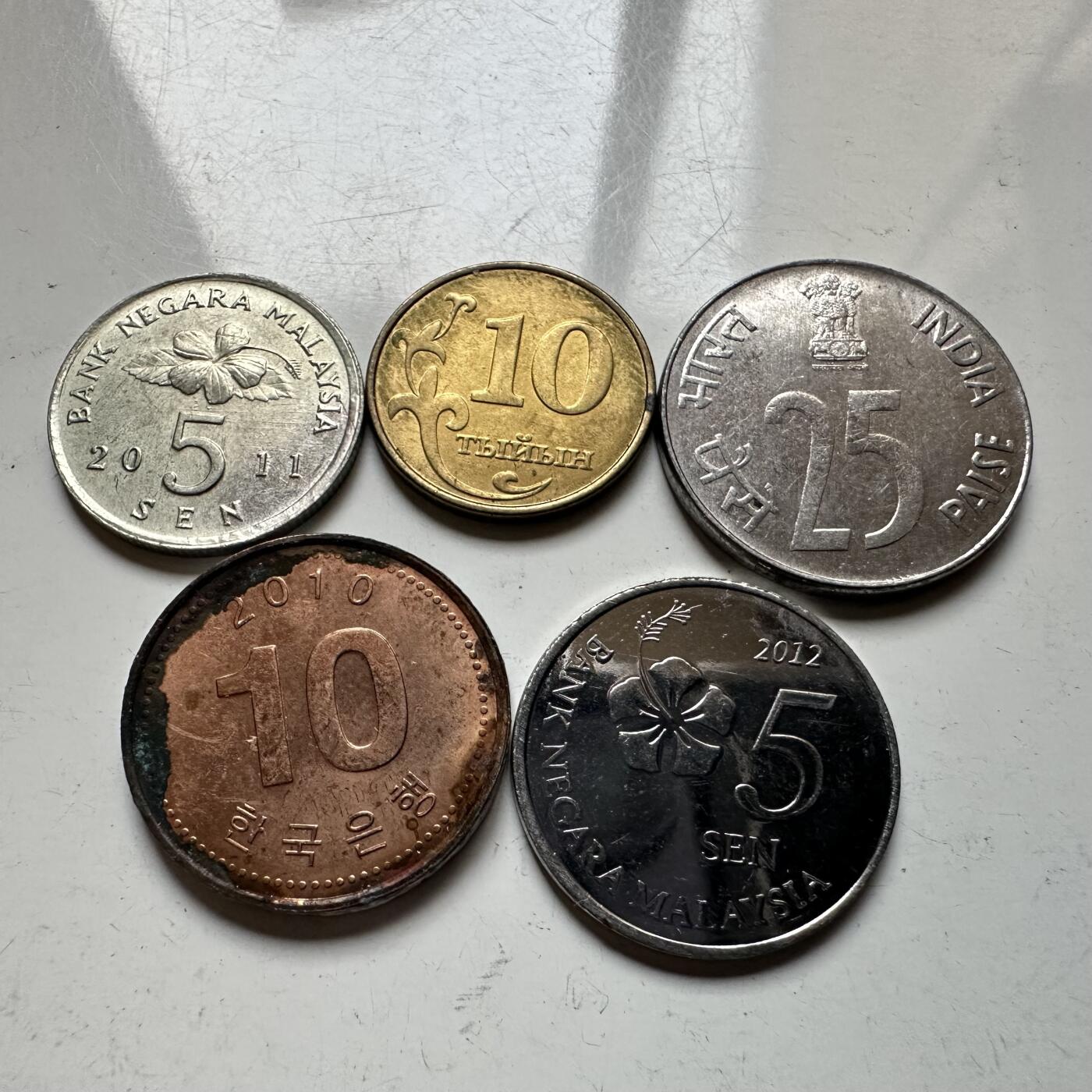 🌹外币初藏🌹🐯2026年第14场  每周二四六晚8️⃣点 接代拍 亚洲散币5枚