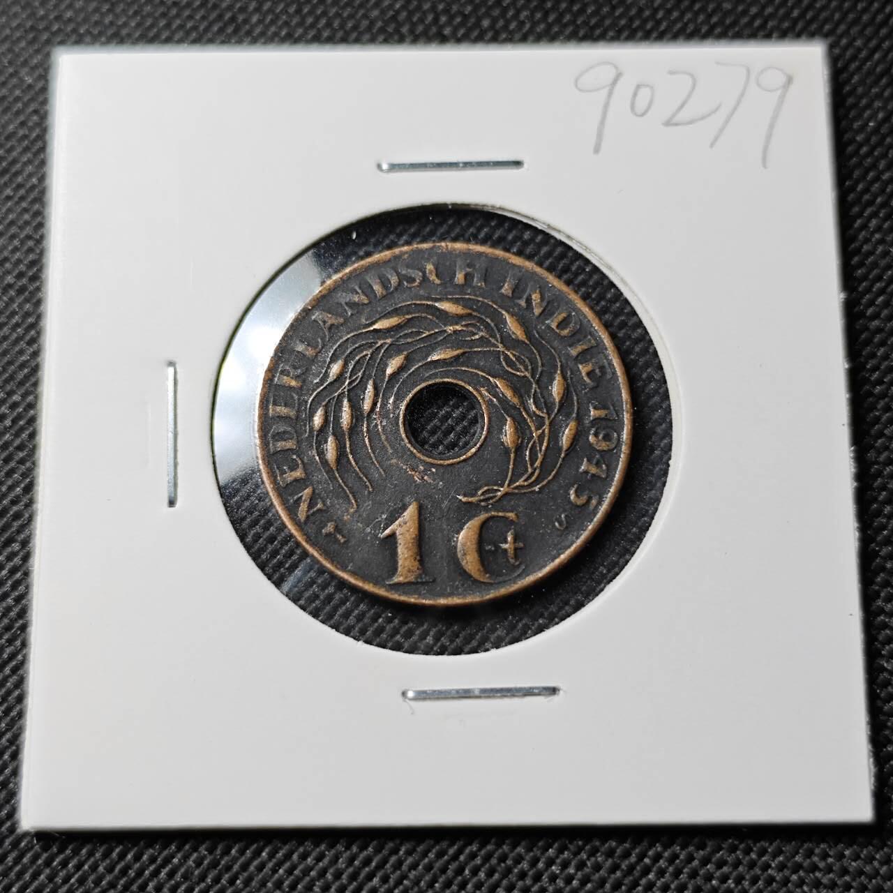 KK钱币收藏小铺  第390期  2月预留时间 周末发货  荷属东印度一分铜币