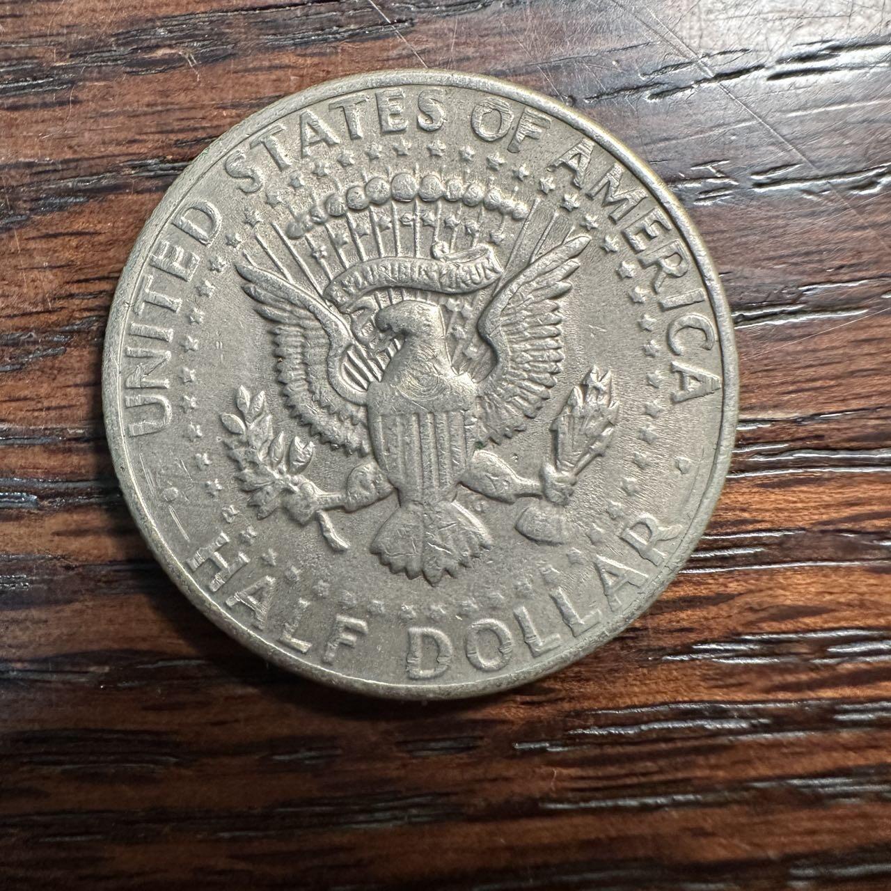 蒂克钱币-第58场 外国散币 奥运/博览会纪念章免佣限时拍 美国1972年 肯尼迪半美元 硬币