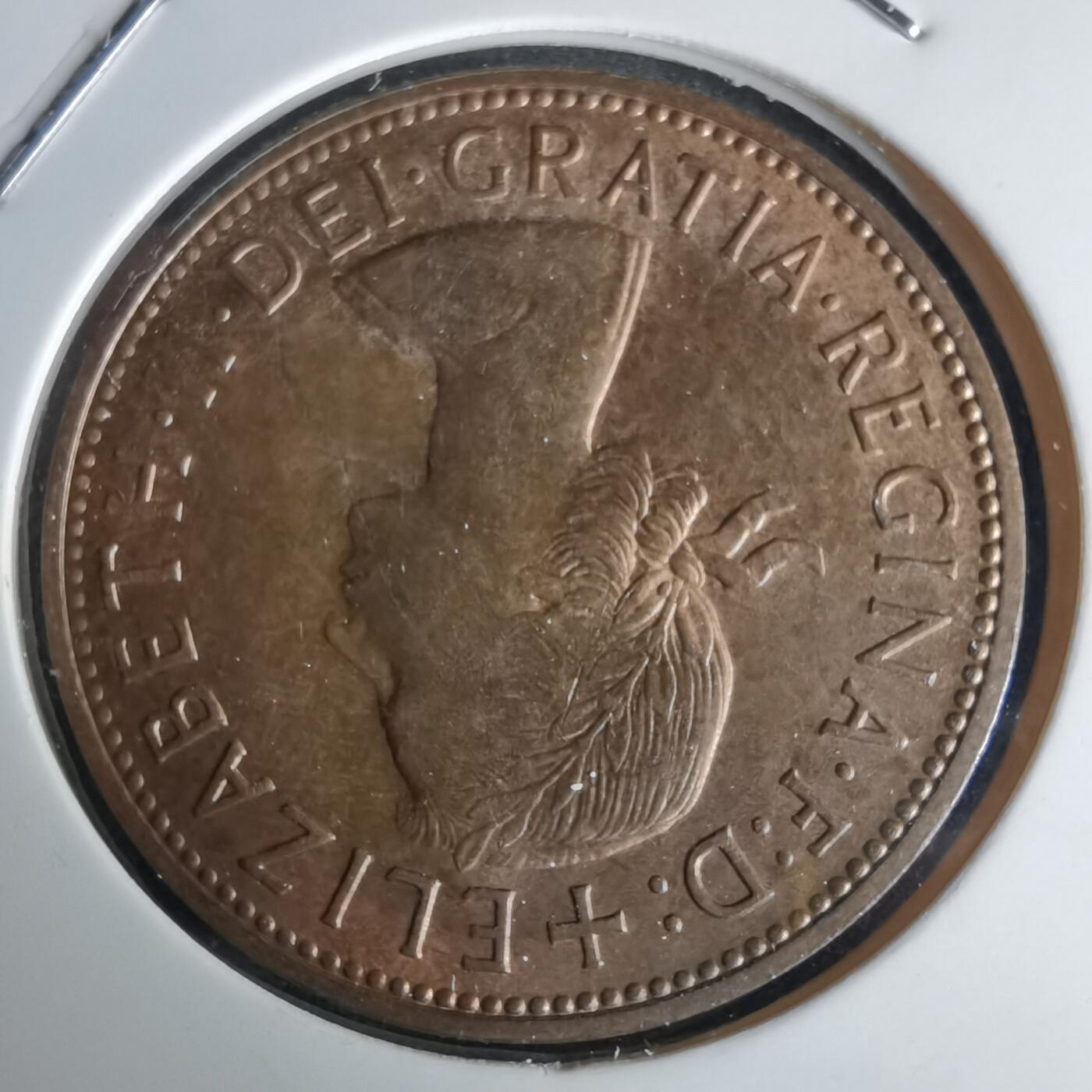 沼泽如烟--第980场 英国1961年1便士