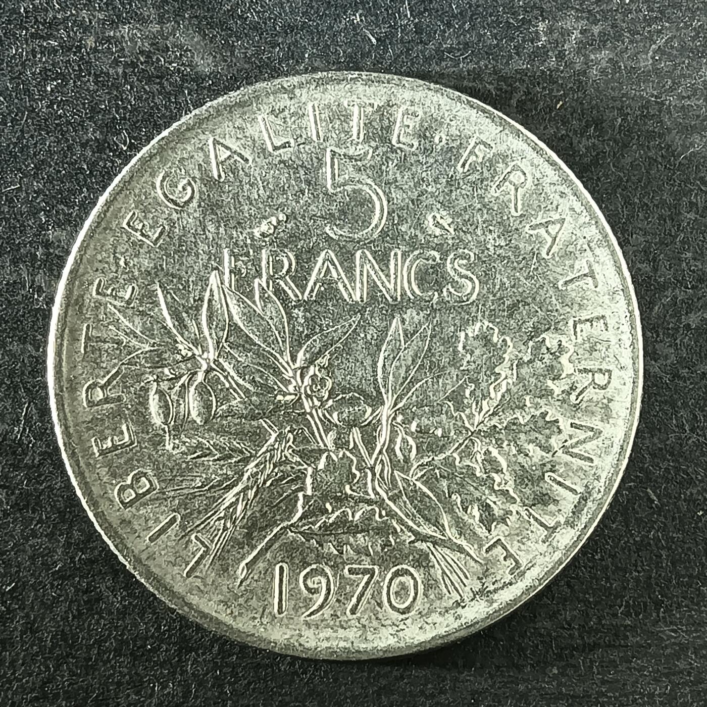 逸泉钱币2026第十四场世界各国散币纪念币A1214-1613 1473 法郎5法郎