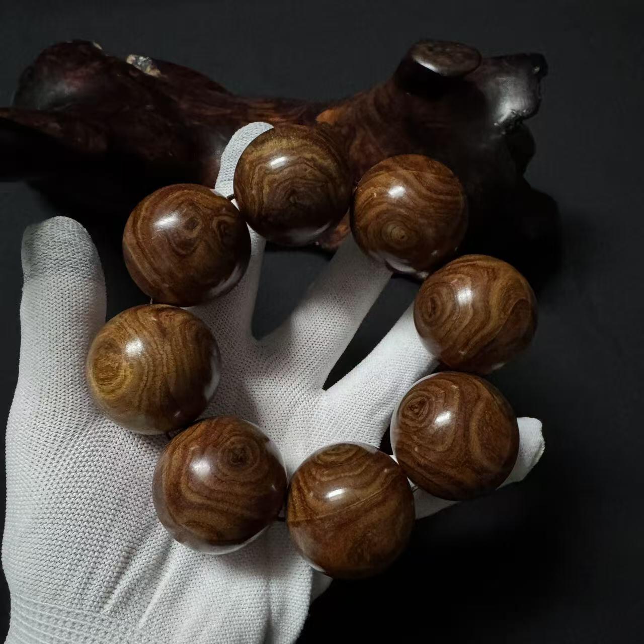 零元拍：海南黄花梨 霸气大手珠 35MM 霸气吧