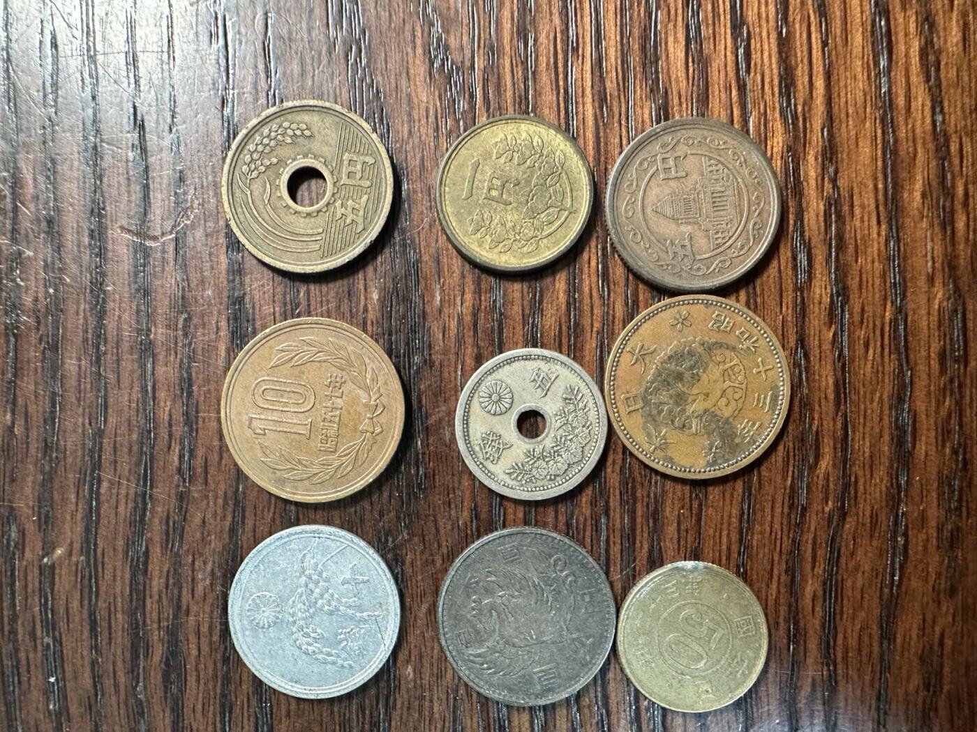 蒂克钱币-第58场 外国散币 奥运/博览会纪念章免佣限时拍 各时期 日本散币 9枚