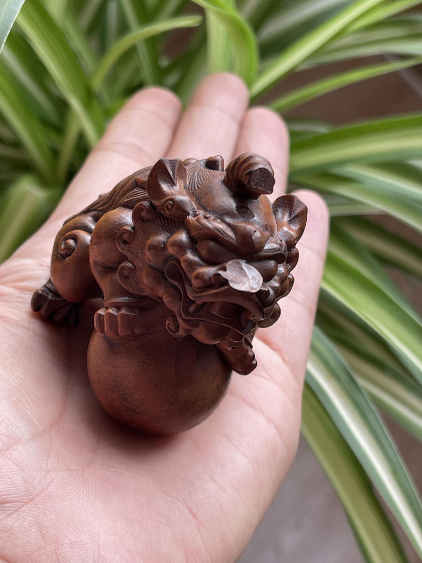 喵了个咪的第三期木器杂项小摆件拍卖 黄杨木有求必应