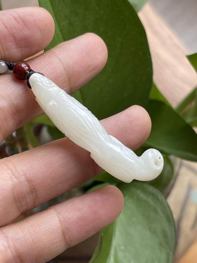 喵了个咪的第二期玉器杂项拍卖 - 和田玉螭龙