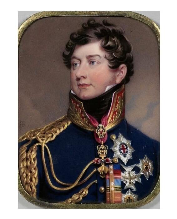 英国1820年 乔治四世高浮雕精制大合金章 45MM