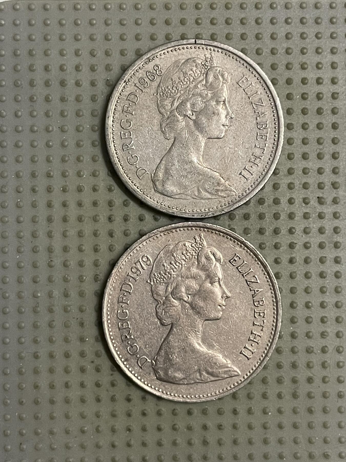 2026年第19场各国散币拍卖（总第169场） 英国5便士大版2枚