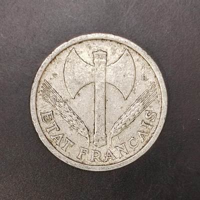 2026C2逸泉钱币C2世界各国纸钞钱币纪念币专场第七场C2 1-420 - 355法国维希1法郎