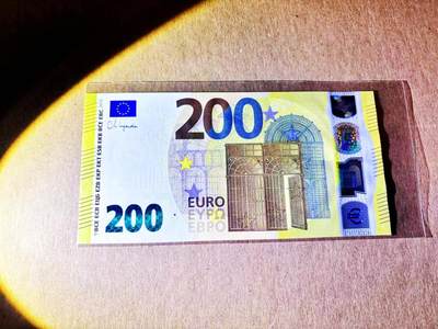 【Blue Auction】世界纸币精拍第781期——18级TOP拍卖/信誉/品质/专业/高效💫 - 【无47】欧盟 200欧元 全新UNC