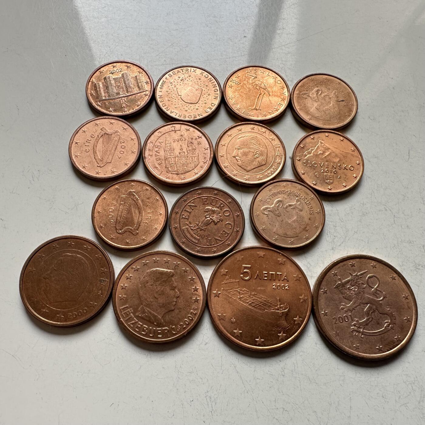 🌹外币初藏🌹🐯2026年第14场  每周二四六晚8️⃣点 接代拍 欧分一组