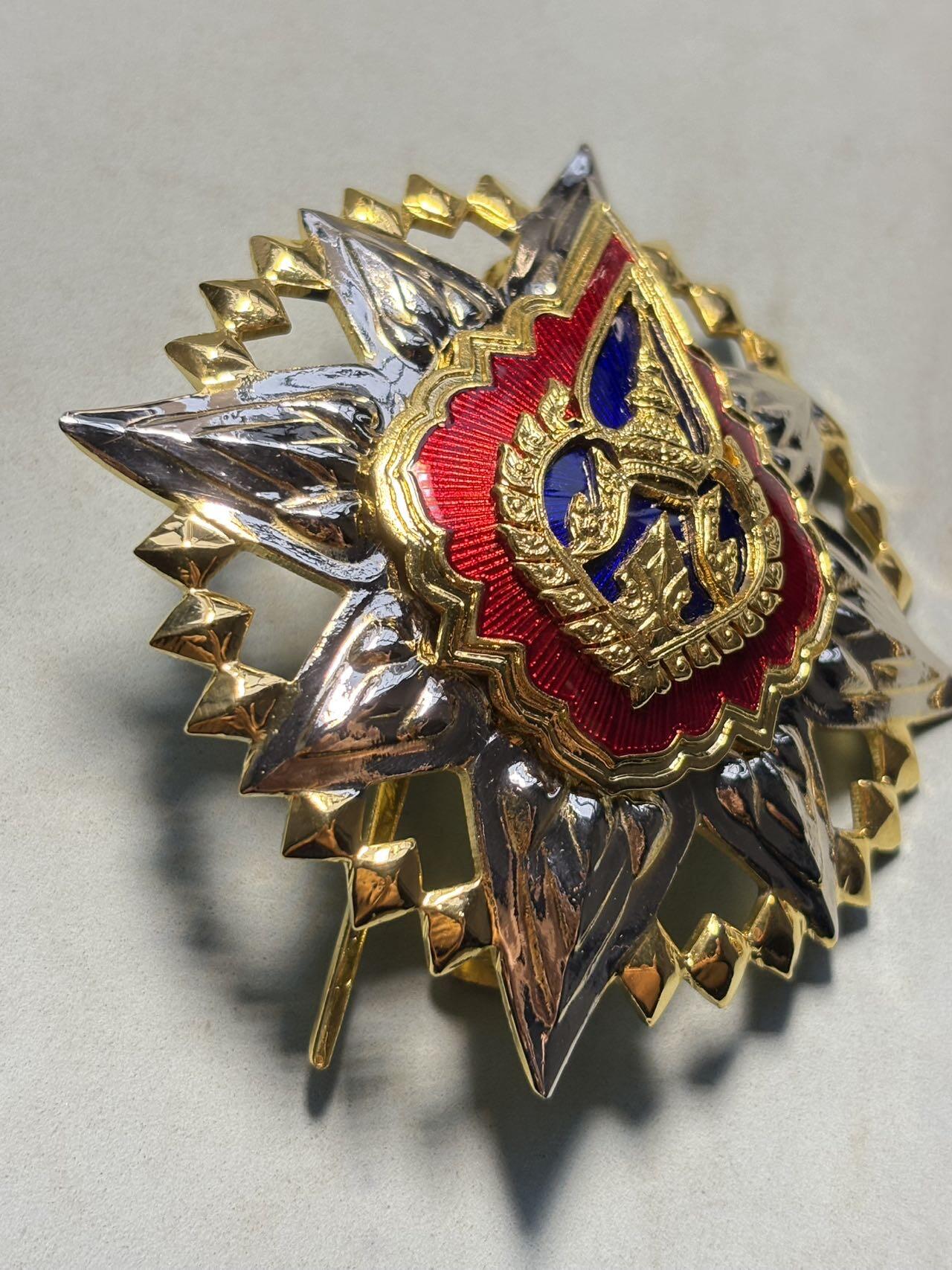 盛世勋华——号角文化勋章邮票专场拍卖第304期 泰国大军官/大十字级王冠勋章星章 大尺寸