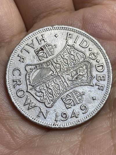 2026年第十六场(总第一百八十五场）外国好品散币场(免佣金) - 英国🇬🇧1949年半克朗(乔治六世第三版，首发年)