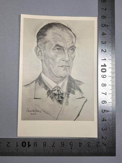 小驴勋章奖章收藏1月31日周六晚六点拍卖（珍爱和平，收藏战争，铭记历史，勿忘国耻，忠党爱国。有偿代拍，送拍规则在简介最后，参拍须阅读规则后再参拍，关系到运费包装发货时效真假辨别等关键信息，拍卖时不再发原图，看大图店主微信码在拍卖店铺介绍里） - 德国WWII海军上将、骑士铁十字勋章获得者、波罗的海海军基地总司令、39-42年S-boat（鱼雷快艇）部队总司令、汉斯·比托战后签名明信片，抗日战争时期国军使用德制S快艇偷袭日军出云号，我解放军曾在南京缴获S艇