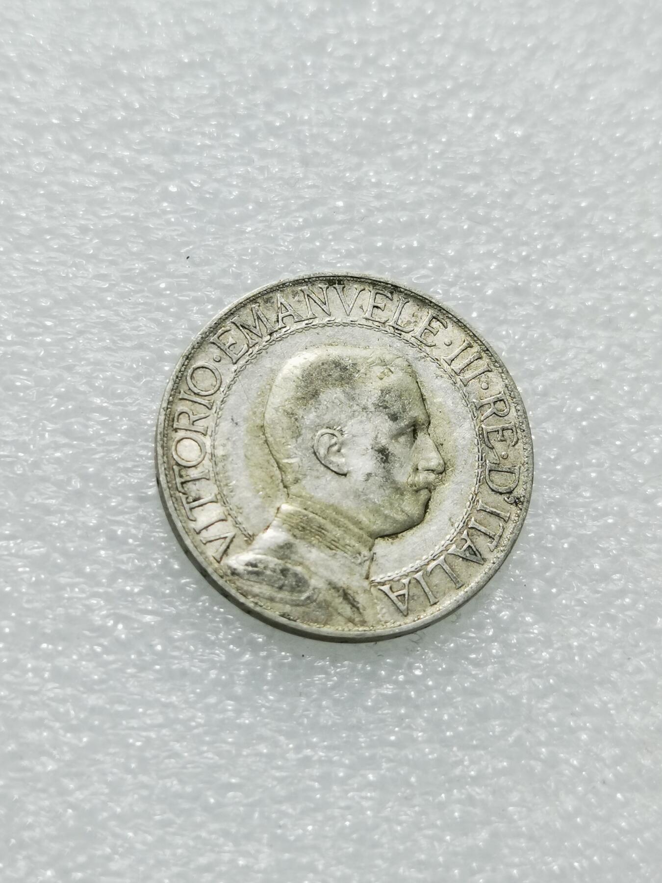 天下钱庄专场欢迎参拍 意大利胜利马车1里拉银币