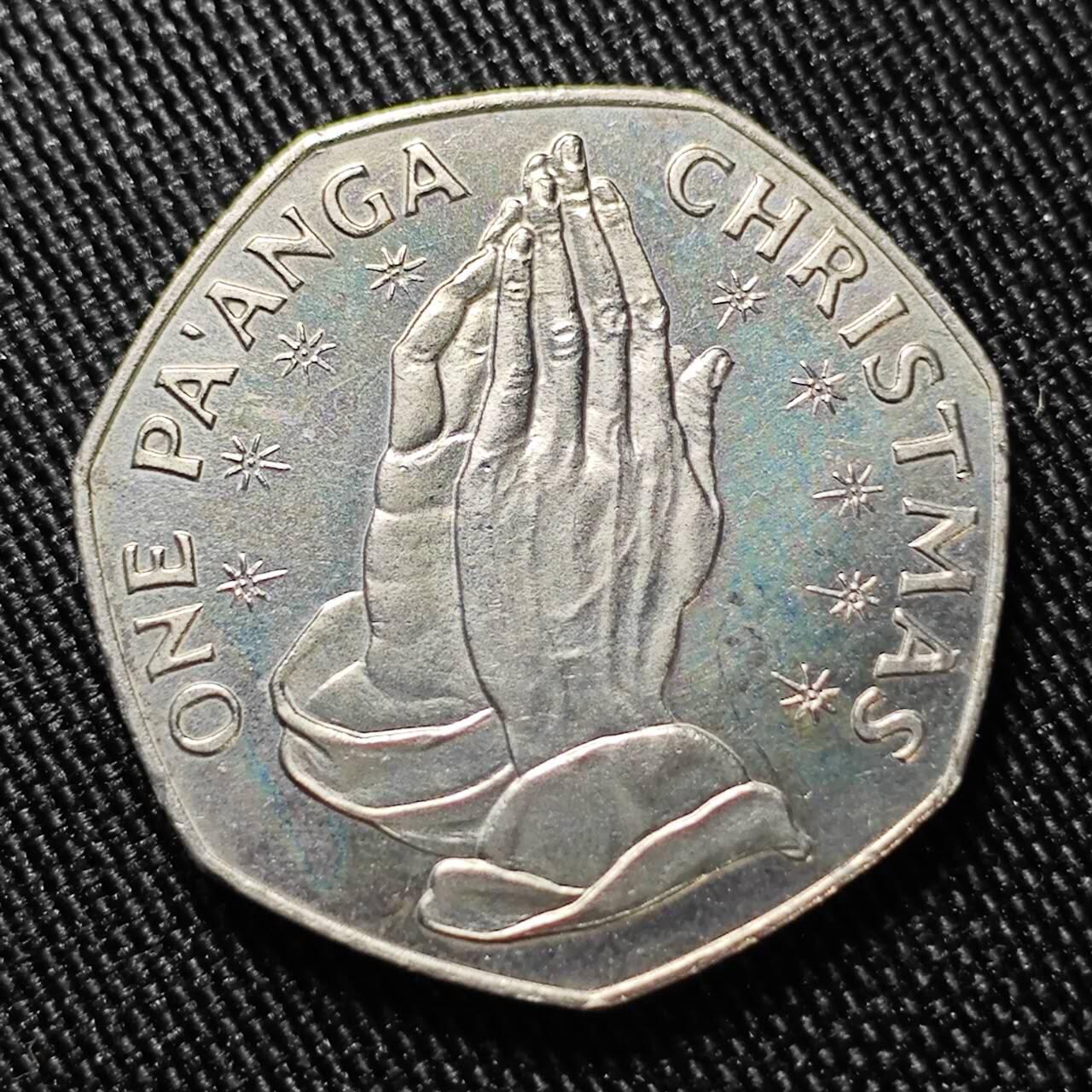 KK钱币收藏小铺  第398期 百期特拍（四拍之二） 2月预留时间 周末发货  1982汤加1潘果纪念币 圣诞节纪念 发行量仅5千 稀少品种！