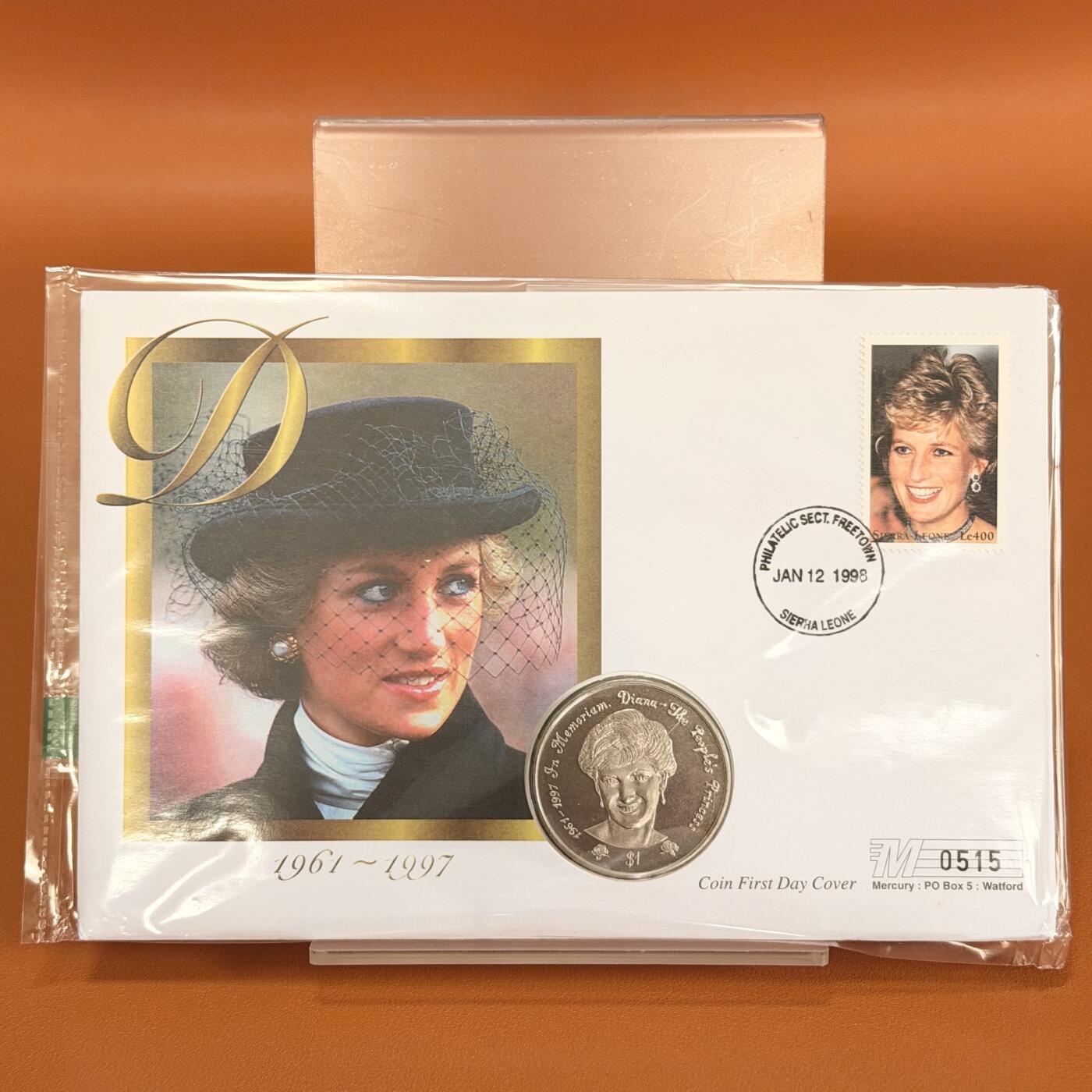 ＜星葵🌻钱币社＞散币克朗场第69期·2月3日发货 〈邮币封〉塞拉利昂1997年人民的王妃·戴安娜1元克朗型纪念币