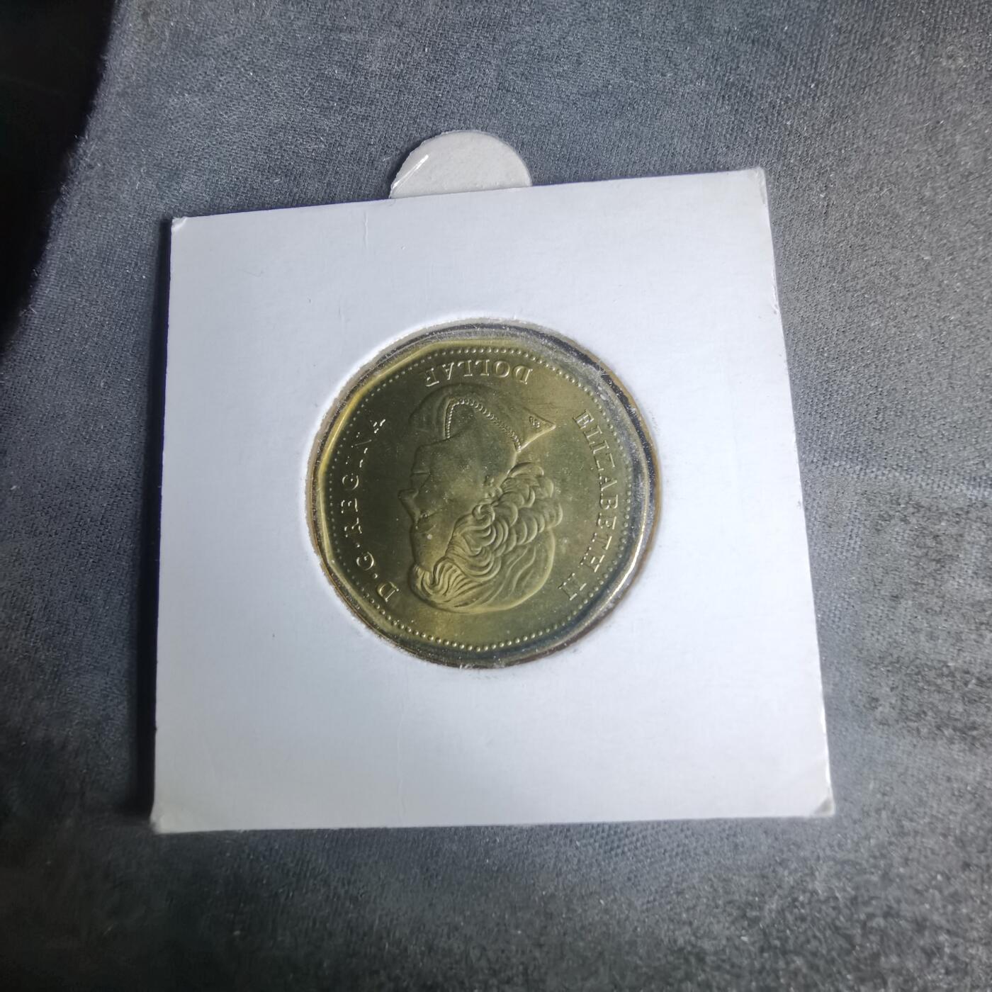 沼泽如烟--第981场 加拿大2020年一元纪念币