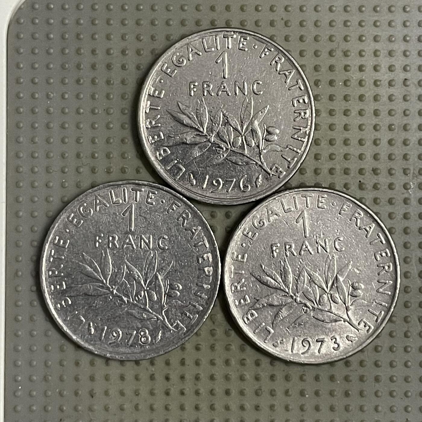 2026年第19场各国散币拍卖（总第169场） 法国1法郎3枚