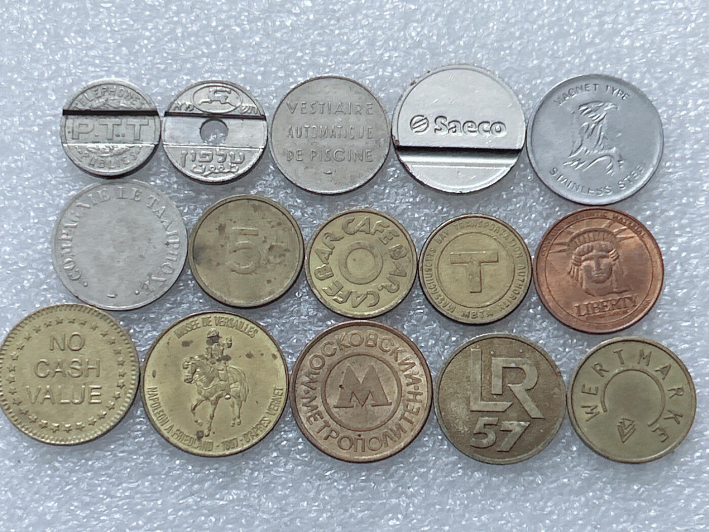 第一海外回流一元起拍收藏 散集专场  第297期 代币一组 15枚