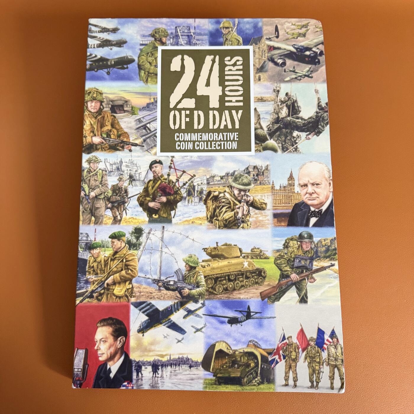 ＜星葵🌻钱币社＞散币克朗场第69期·2月3日发货 〈勿拍·该系列克朗币中拍最多者将免费获取〉泽西岛2019年诺曼底登陆24小时系列卡装纸盒册（空册不含纪念币）