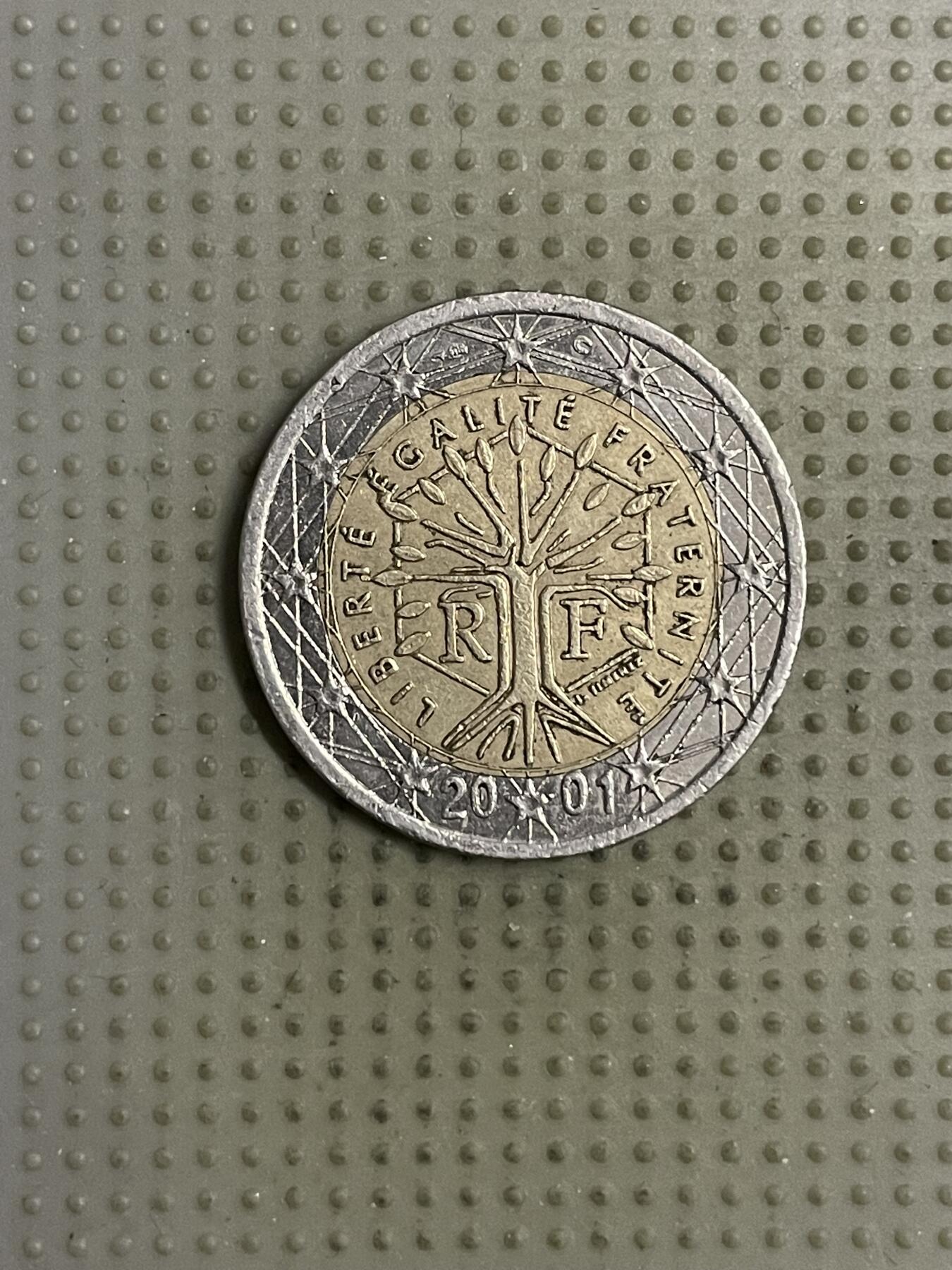 2026年第19场各国散币拍卖（总第169场） 法国2001年2欧元