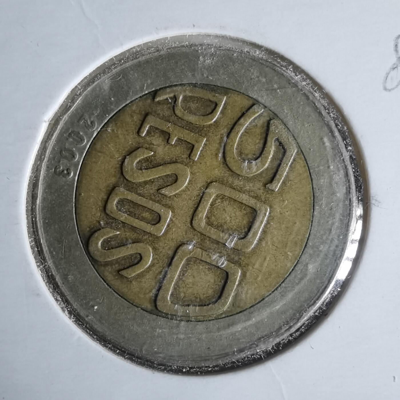 沼泽如烟--第981场 哥伦比亚2003年500比索