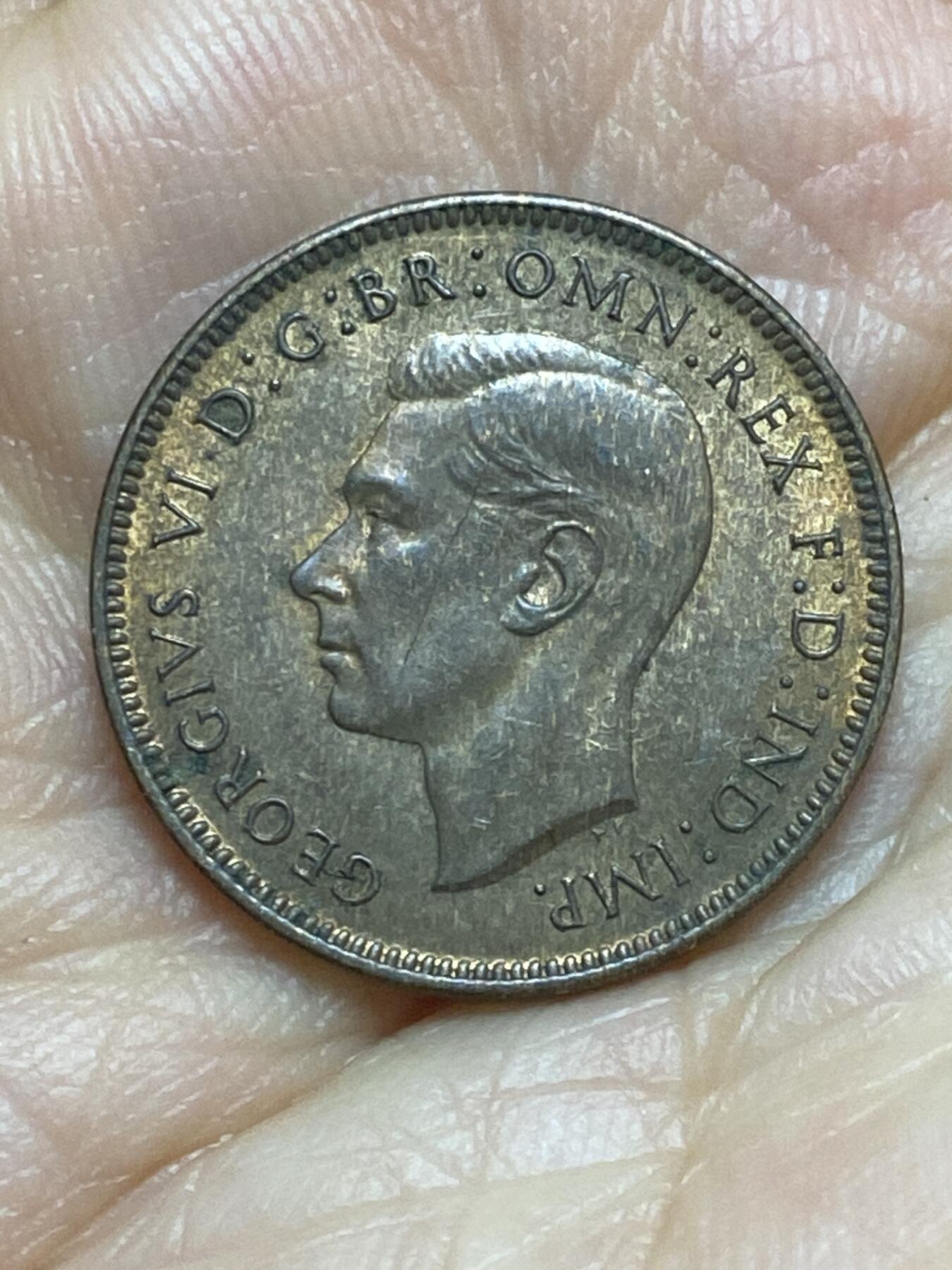 2026年第十六场(总第一百八十五场）外国好品散币场(免佣金) 英国🇬🇧1942年1法新(乔治六世第一版)